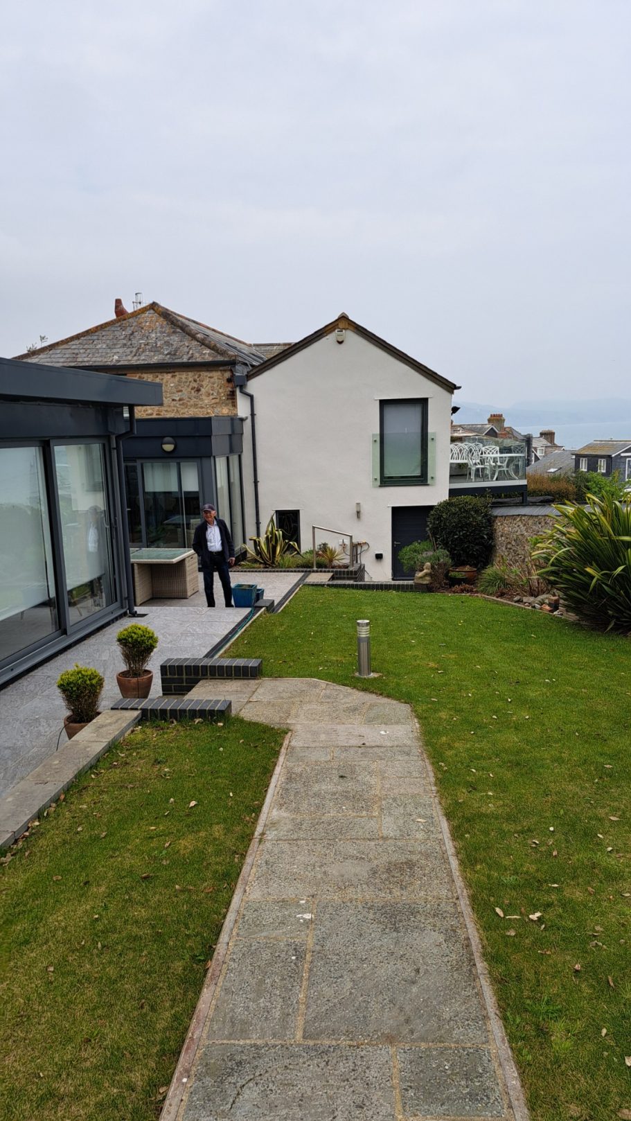 Silicone Hybrid Render completed and chimney removed. Silicone Hybrid Render completed and chimney removed.