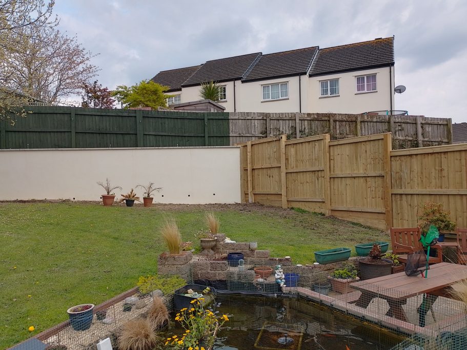 The fences were repaired and replaced. The fences were repaired and replaced.