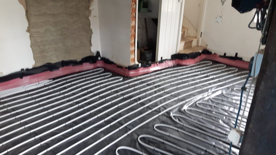 Underfloor heating added and the floors are insulated. Underfloor heating added and the floors are insulated.