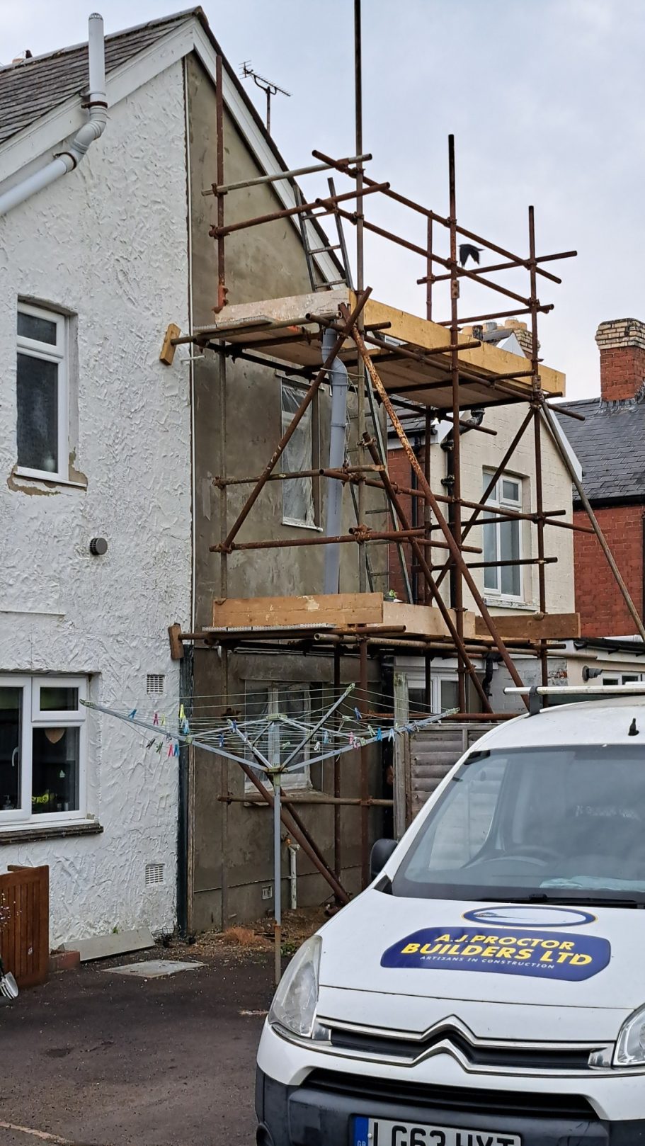 Silicone Hybrid Render base coat application. Silicone Hybrid Render base coat application.